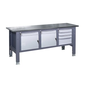 Werkbank auf stationären verstellbaren Stützen VR 41 3SM/SD/SD S