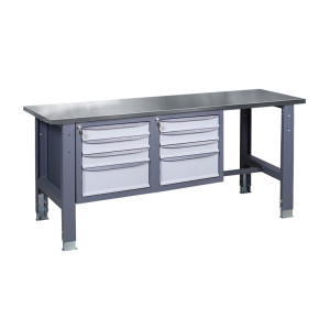 Werkbank auf stationären verstellbaren Stützen VR 41 3SM/3SM S
