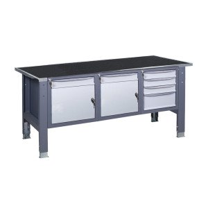 Werkbank auf stationären verstellbaren Stützen VR 41 3SM/SD/SD R