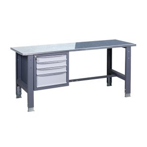 Werkbank auf stationären verstellbaren Stützen VR 41 3SM G(2,0)