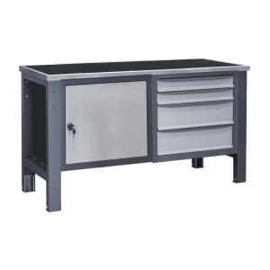 Heavy-duty workbench 150 D/2S2M R