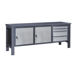 Heavy-duty workbench 210 D/2S2M/D M