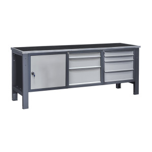 Heavy-duty workbench 210 D/2S2M/SML R