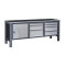 Heavy-duty workbench 210 D/2S2M/SML R