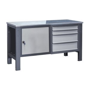 Stół warsztatowy wzmocniony 150 D/2S2M G(2,0)