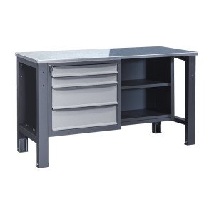 Stół warsztatowy wzmocniony 150 2S2M/M2Py G(2,0)