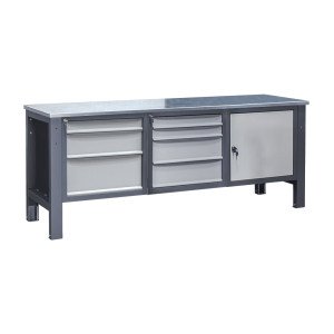 Stół warsztatowy wzmocniony 210 SML/D/2S2M G(2,0)