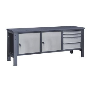 Stół warsztatowy wzmocniony 210 D/2S2M/D M