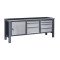 Heavy-duty workbench 210 D/2S2M/SML R