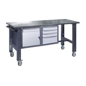 Mobile Werkbank (auf verstellbaren Stützen) VRM 41 3SM/SD S