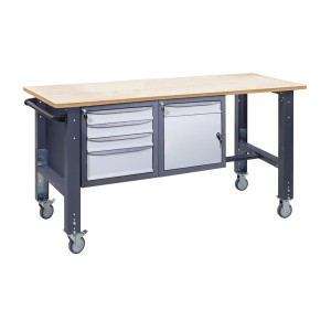 Mobile Werkbank (auf verstellbaren Stützen) VRM 41 SD/3SM P