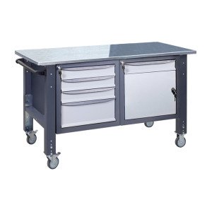 STÓŁ WARSZTATOWY MOBILNY Z REGULACJĄ WYSOKOŚCI VRM 31 SD/3SM G(2,0)