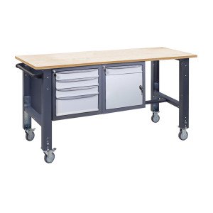Mobile Werkbank (auf verstellbaren Stützen) VRM 41 SD/3SM W