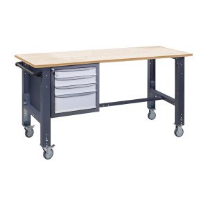 Mobile Werkbank (auf verstellbaren Stützen) VRM 41 3SM W