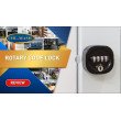 4-combination rotary code lock with master key