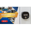 4-combination rotary code lock with master key