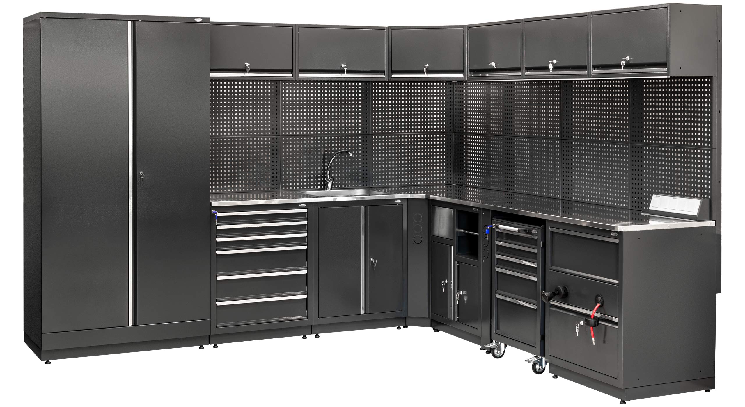 Foto des Garagensystems Serie MODUL