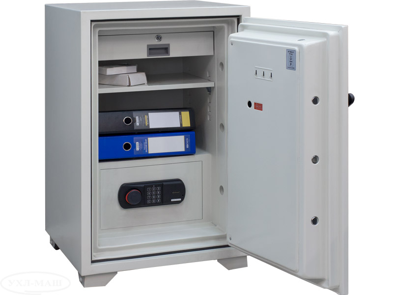 Fireproof safe with built-in safe box BF100EH