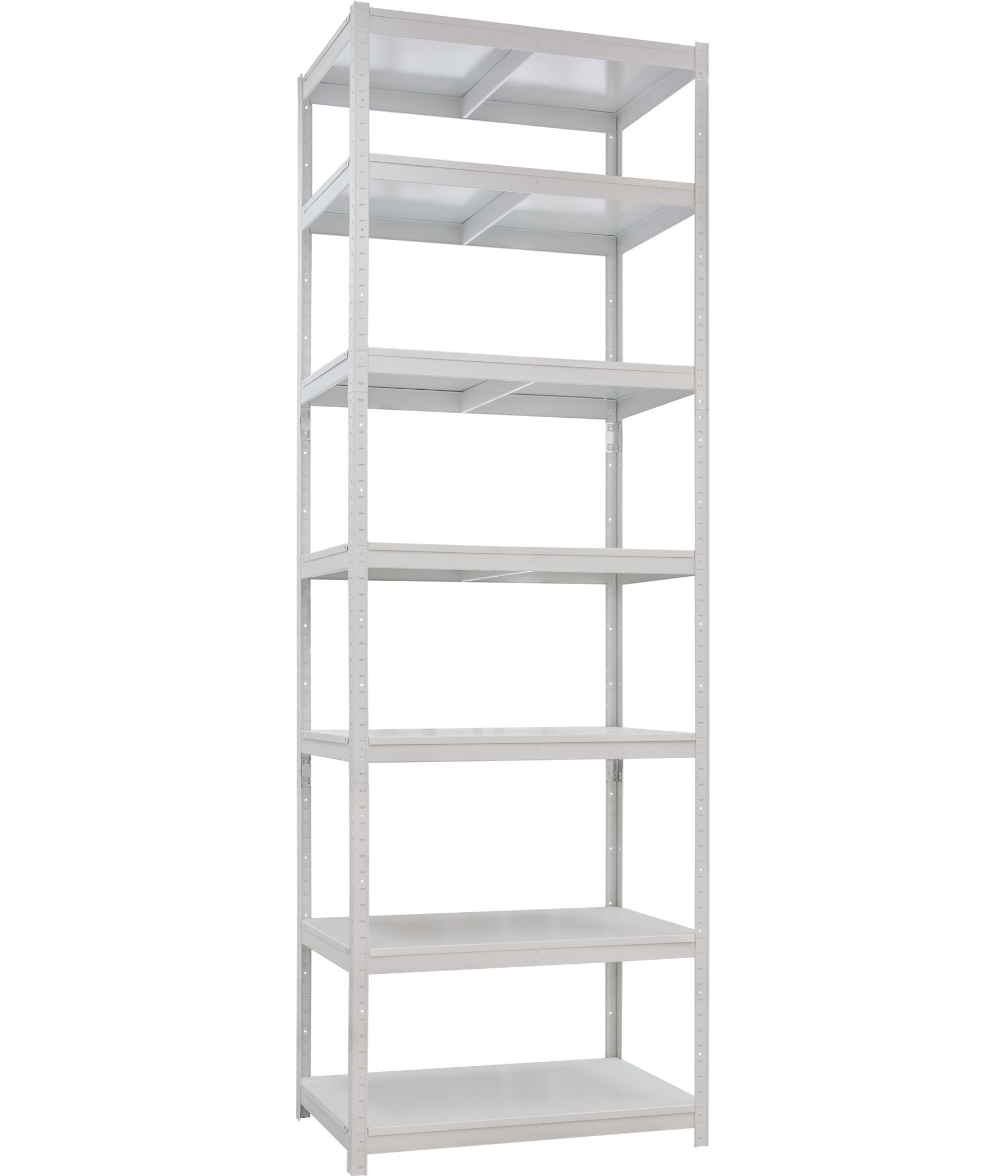 Shelving unit ST with 7 shelves