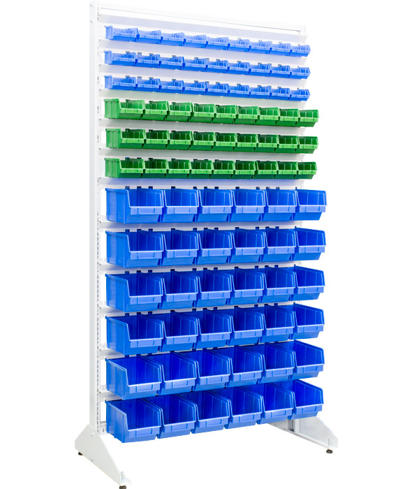 Parts rack single-sided