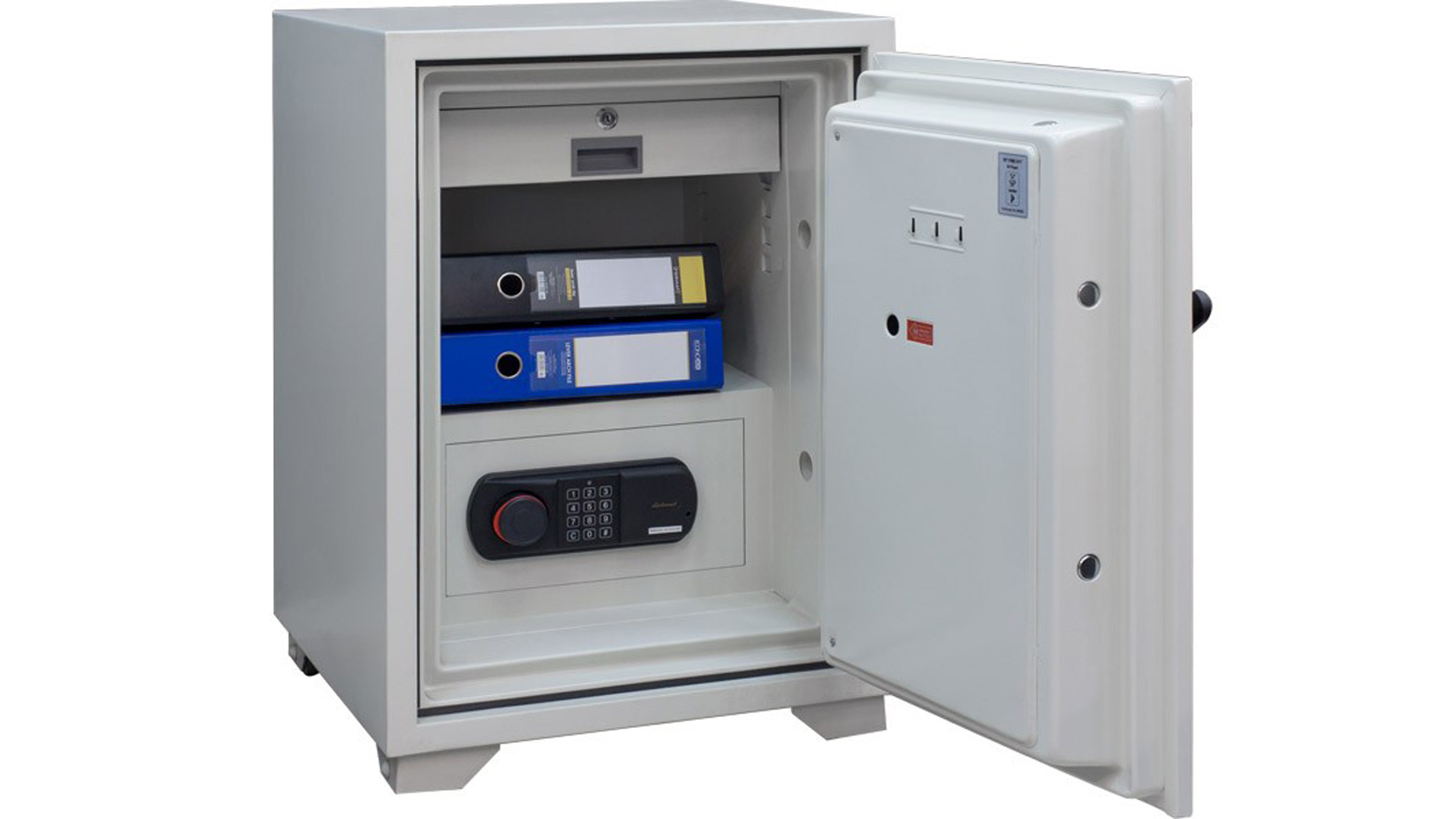 Fireproof safe with built-in safe box BF070EH