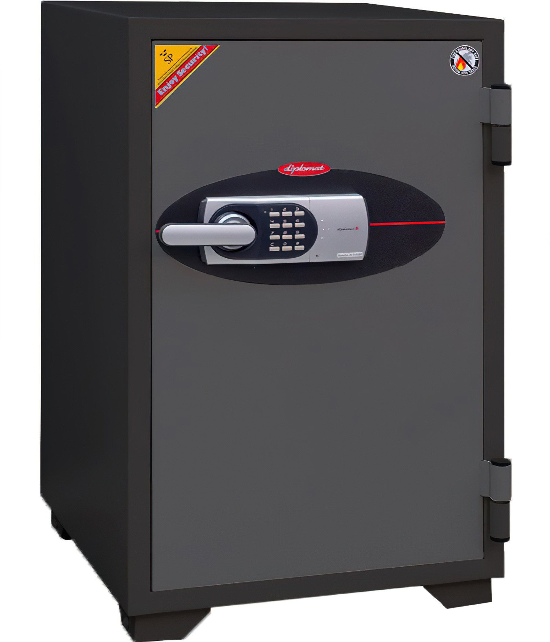 Fireproof safe with built-in safe box BF080EH