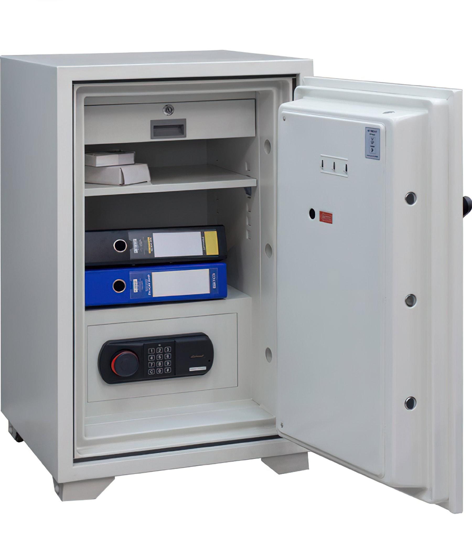 Fireproof safe with built-in safe box BF080EH