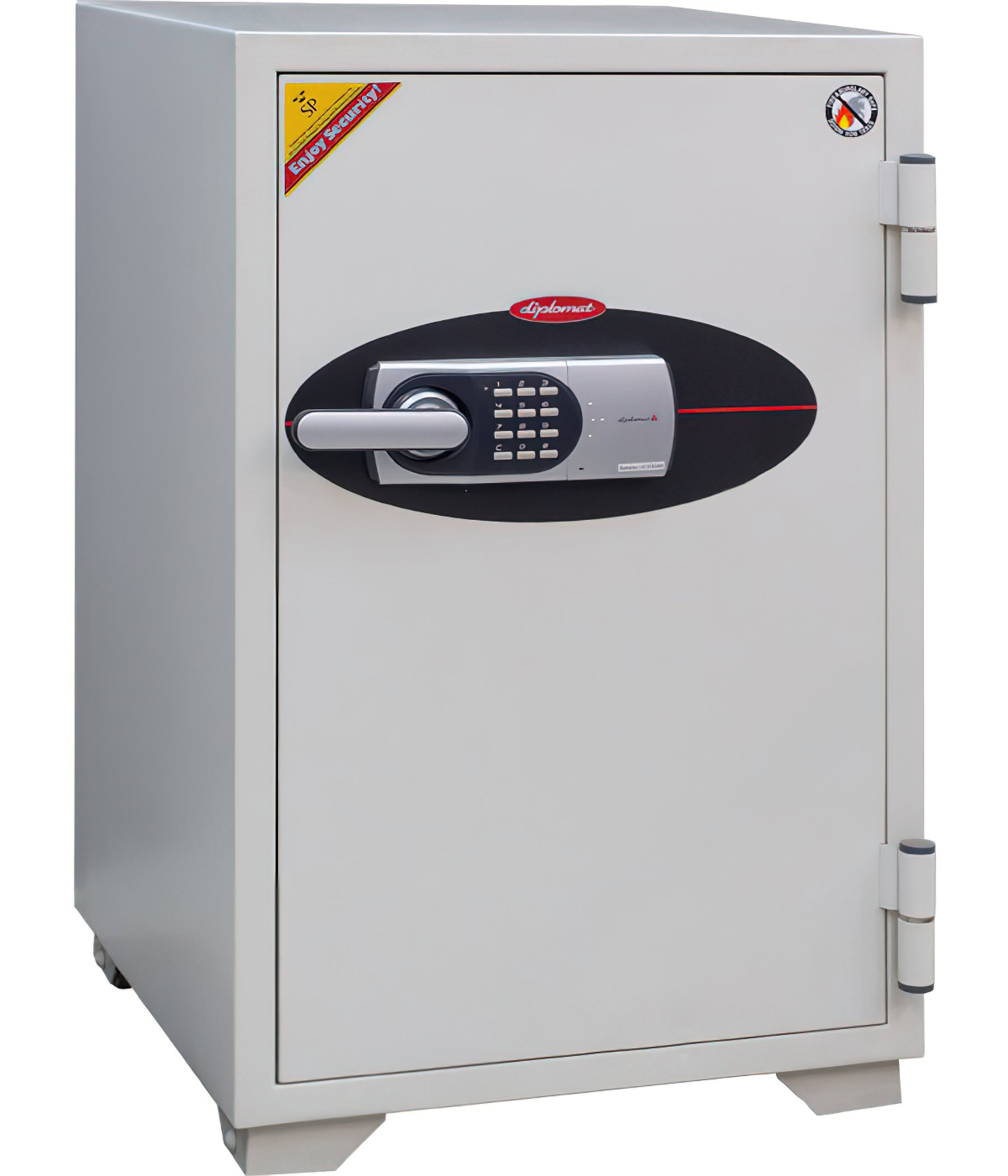 Fireproof safe with built-in safe box BF080EH