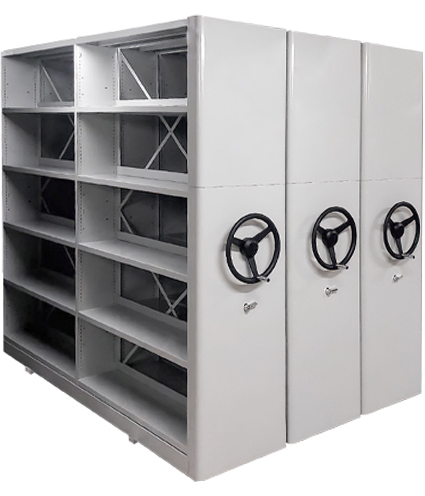 Archival mobile shelving