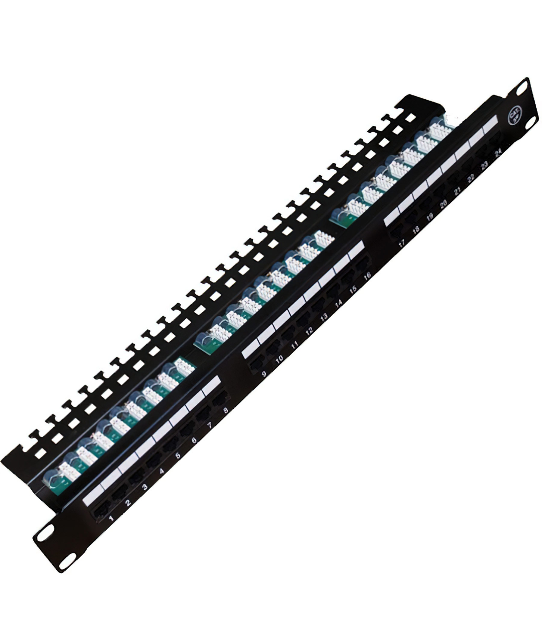 Patch panel 1U 24 ports with organazer