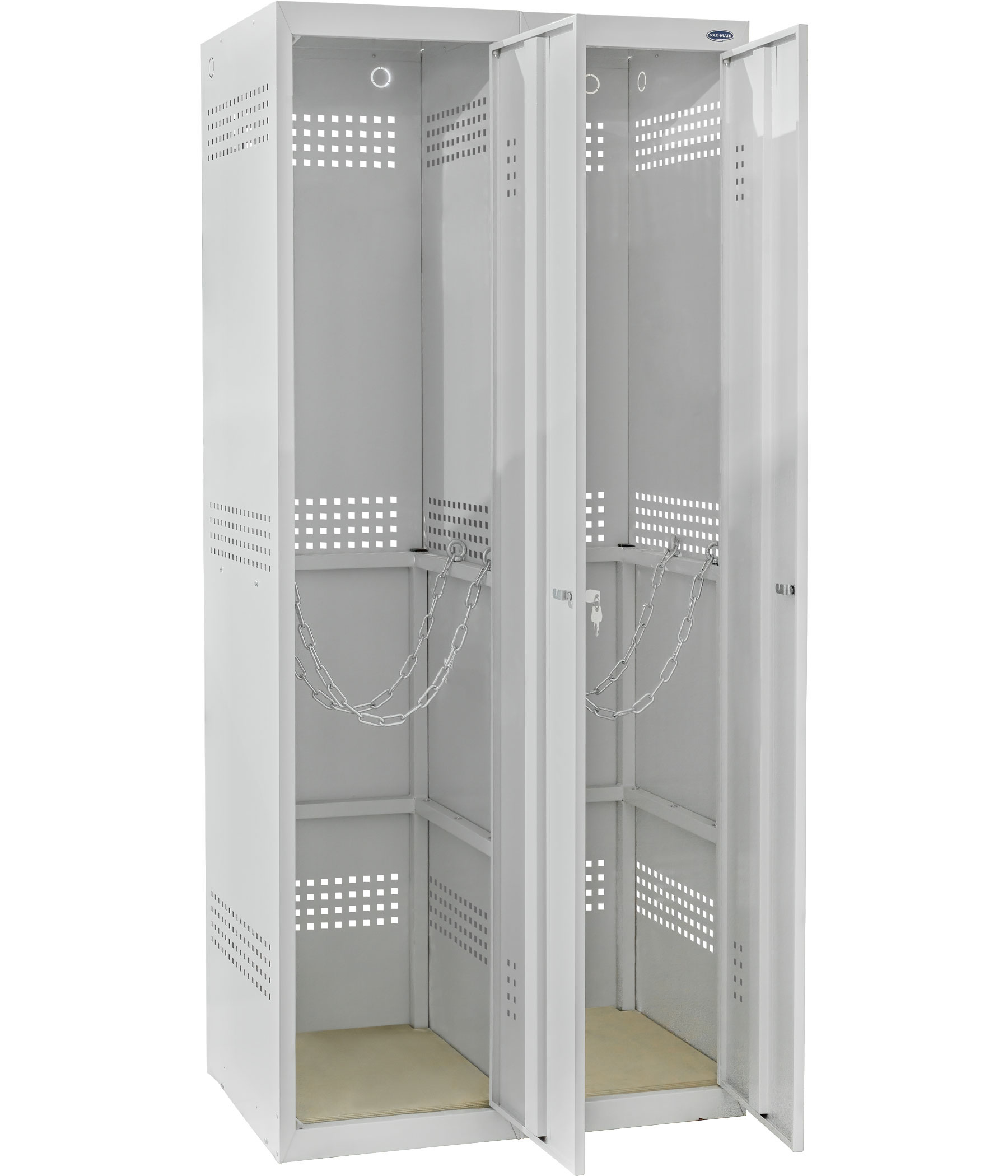 Storage cabinet for 2 gas cylinders SDB-8 800х500х1800h