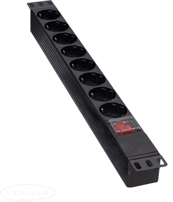 SC surge protector with 8 sockets