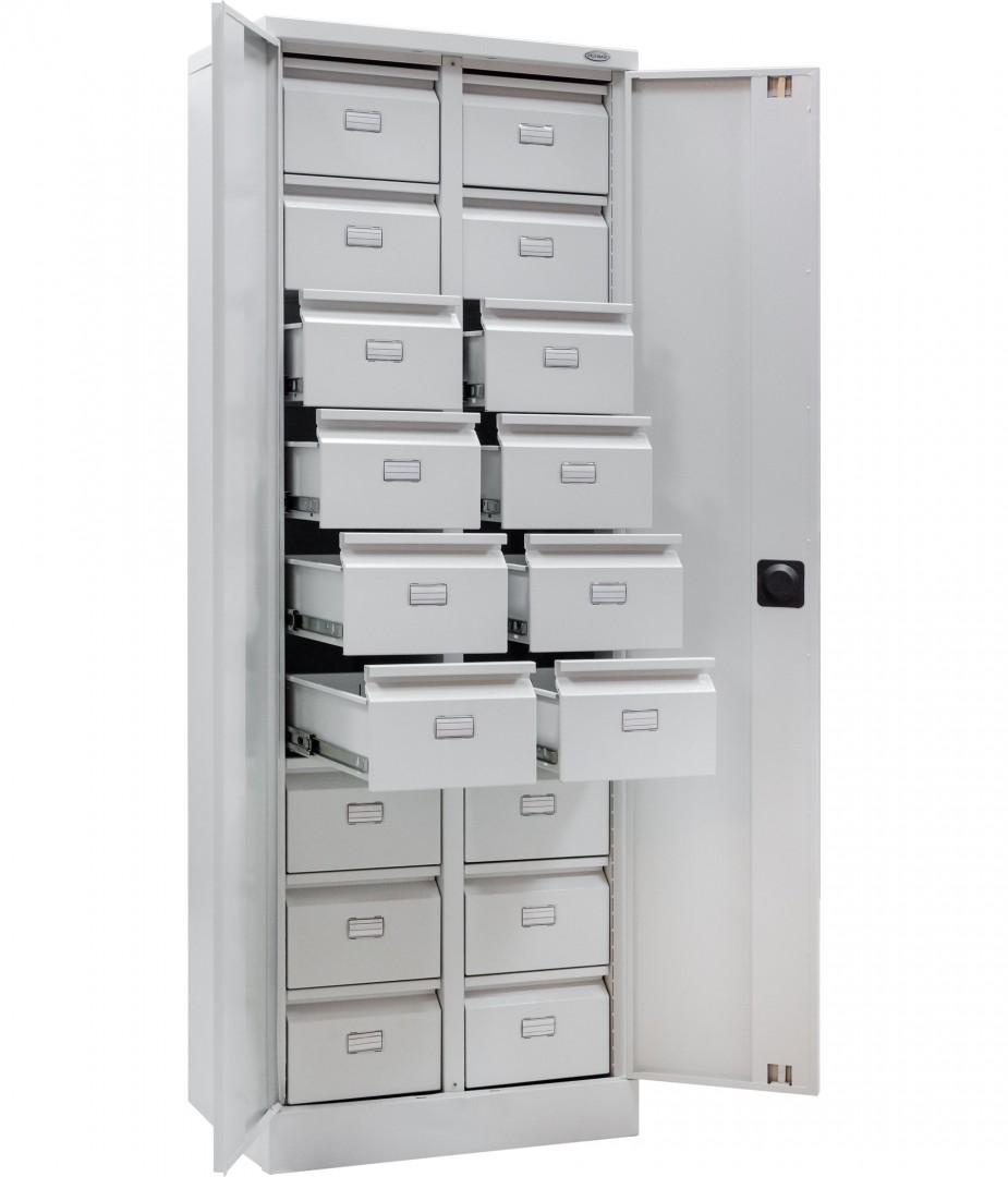 Metal cabinet with drawers SMС-18D