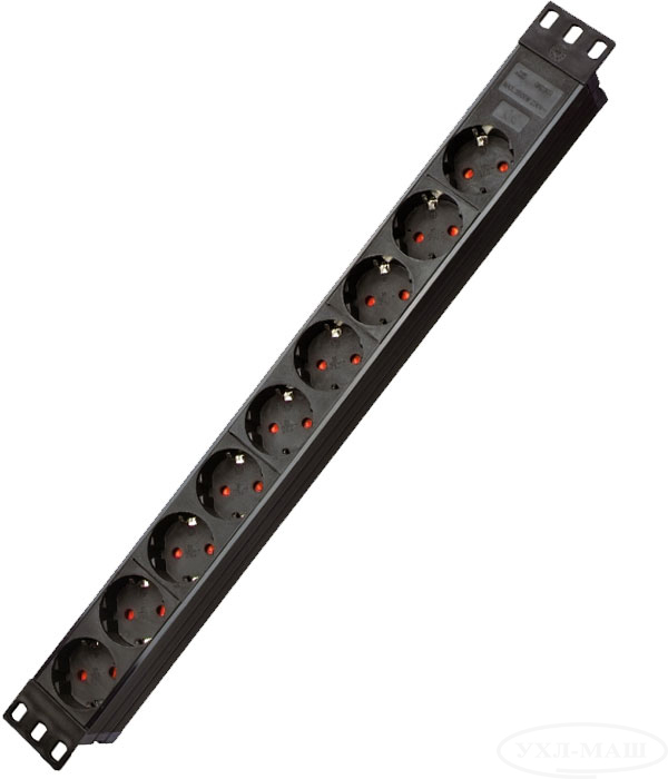 SC surge protector with 9 sockets