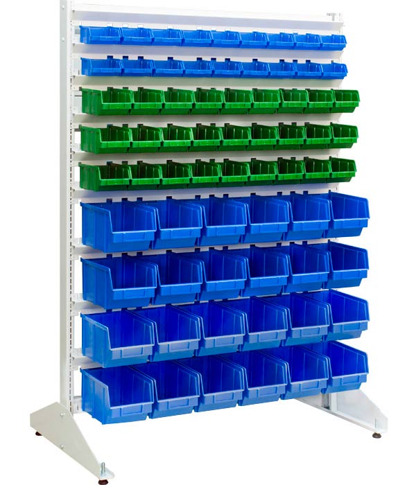 Parts rack single-sided
