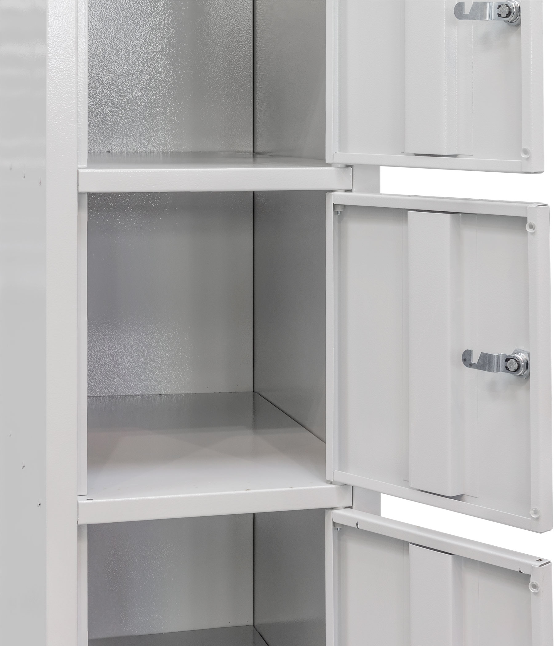 Open section of cell cabinet (storage chambers) SO for 6 cells